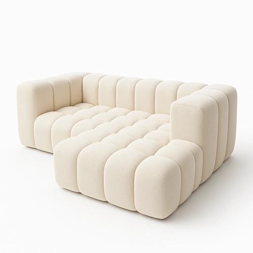 Designerski Narożnik BUBBLE Tkanina BOUCLE Manza